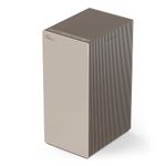 COWAY Air Purifiers for Whole Home Up to 4,253ft², 2 Sets of XL HEPA Filters and Washable Pre-Filters for Dual Purification, AQI, Turbo Mode, Timer, Wheels, 5yr Warranty, Airmega ProX Beige