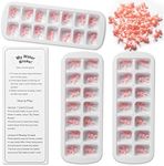 My Water Broke Baby Shower Game with 80 Mini Plastic Babies, 3 Ice Cube Trays and 1 Sign, Used for Ice Baby Shower Games, White