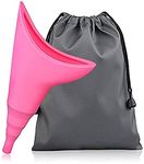 Female Urination Device Urinal Funnel for Women No Overflow No Leak Reusable Pee Standing Up to Pee Funnel Reusable Urine Cups Let Women Easy and Clean to Pee Perfect For Camping, Hiking & Travel