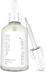 Sérum à l'Acide Hyaluronique - ENORME 60ml- Vegan, Sans Cruauté, Bio - Meilleur Hydratant pur Pour le Visage à l'acide Hyaluronique avec de Vitamine C, au Thé Vert & à l'Huile de Jojoba