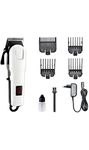 EndZone Professional Hair Clipper Design Perfect Shaver And Haircut Rechargeable Beard And Moustaches Hair Machine And Trimming With Cord And Without Cordless Use for Men (White)