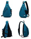 TurnWay Water-Proof Sling Backpack/Crossbody Bag/Shoulder Bag for Travel, Hiking, Cycling, Camping for Women & Men (BLUE)