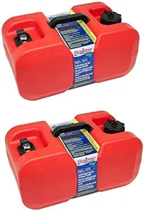 Scepter EPA CARB Under The Seat Portable Fuel Gas Container, 6 Gallon (2 Pack)