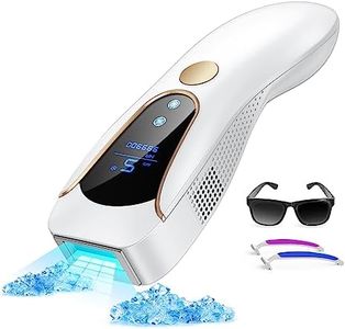IPL Laser Hair Removal Device with Cooling System, Upgraded 3 Functions Hair Removal Device, 9 Energy Levels, 999,900 Flashes, Painless Hair Removal Device for Women Men Bikini Line Armpits