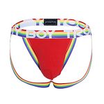 Andrew Christian Trophy Boy Pride Jock Red - SIZE L