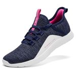 ALEADER Women's Energycloud Lightweight Slip On Walking Running Shoes, Navy, 5.5 UK