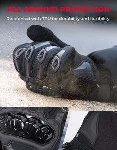 KEMIMOTO Heated Motorcycle Gloves – Waterproof, Touchscreen, Men/Women