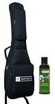 Baritone Heavy Padded Electric Guitar Gig Bag For Ibanez RG8 with Guitar Fretboard Polish