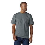 Dickies Men's Heavyweight Crew Neck Short Sleeve Tee Big-Tall T-Shirt, Smoke Blue, XL