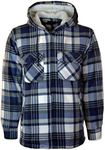 MyShoeStore® MENS PADDED CHECK SHIR