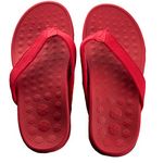 Bodytec Wellbeing Orthotic Sandals with Great Arch Support and Plantar Fasciitis Relief 7 UK Red