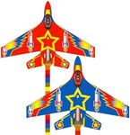 TOY Life 2 Pack Plane Kites for Kids Ages 4-8 Boys, Beach Kite for Kids Ages 8-12, Kites for Adults Easy to Fly,Easy to Fly,Outdoor Toy Game Activities