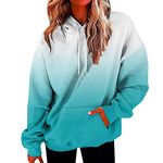 Best Friend Birthday Gifts Hoodies for Women Oversized Hooded Sweatshirts Loose Fit Pullover Tops 2023 Fashion Fall Clothes Drawstring Hoodies, A01-light Blue, X-Large