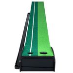 PGM Golf Putting Mat with Ball Return Portable and Detachable Indoor Golf Putting Green for Home, Office, Outdoor Use