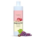 Young Chemist Cold Pressed Grape Seed Oil for Cooking & Beauty - 500ml, Ideal for Healthy Recipes, Hair, and Skin Care