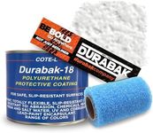 Durabak-18 Textured Truck Bed Liner Quart KIT - Roll On Coating | DIY Custom Coat for Bedliner and Undercoating, Auto Body, Automotive Rust Proofing, Boat Repair (Quart, White)