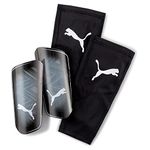 PUMA Mens ULTRA Light Sleeve Shinguards Small Black