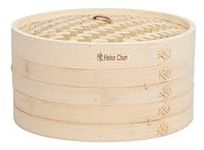 Helen€™s Asian Kitchen Bamboo Food Steamer with Lid, 12-Inch