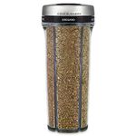 Cole & Mason Saunderton Herb and Spice Storage Jar and Shaker with Herbs Included, Adjustable Multi-Use Seasoning Dispenser with Precision Pour Control