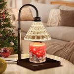 MAKYTWOW Candle Warmer Lamp with Dimmer, 2H/4H/8H Timer, Compatible with Yankee Candle Large Jar Candle, Safety Night Lamp for Home Scented Jar Candles Heater