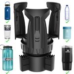 Cup Holder Expander, Automatic Car Cup Holder Expander Holds Large Water Bottles, Compatibale with Yeti, Stanley, Owala Travel Tumbler & Mugs, Adjustable Arms & Extendable Base Insert Accessories