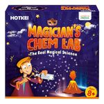 HOTKEI Magicians Chem Lab Educational Science Magic Experiment Kit Games Gift Toys for Kids Boy Girl Age 8 10 12 Year Scientific Magic Tricks Kit Project Toy Birthday Gifts for Boys Girls Science Kit