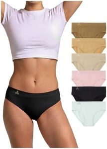 Balanced Tech Women's Seamless Bikini Panties 6-Pack - Cinnamon Glow - X-Large