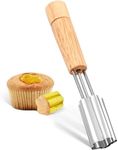 Cupcake Corer, 6.3 Inch Long Cupcake Hole Cutter for Filling Reusable Cupcake Hole Puncher Cake Digging Hole Device Cupcake Hole Maker Cupcake Corer Tool for Kitchen Cookie Baking