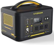 VTOMAN 1500X Portable Power Station 1500W, 828Wh LiFePO4 Battery Powered Generator with Capacity Expandable, 1500W Constant-Power Battery Station with Dual 100W PD Type-C & Regulated 12V/10A DC
