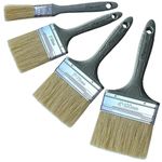 Magimate Bristle Paint Brush Wall Trim House Touch-up Stain Brushes Set, Premium Furniture Painting Brush, Wood Fence Staining Brushes Assorted Sizes 1 Inch, 2 Inch, 3 Inch and 4 Inch - Pack of 4