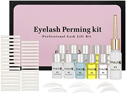 Pinkzio 15 in 1 Premium Eyelash Perm Kit Full Lift Kit for Professional Eyelash Lash Extensions and Lash Curling Suitable for Salon