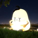 Danolt Chubby Night Light Kids,3 Level Dimmable Night Light Rechargeable Night Light with Timer Squishy Lamp Childrens Night Lights for Bedroom Cute Room Decor Portable Night Light