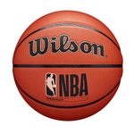 Wilson NBA Forge Indoor/Outdoor Basketball - Brown, Size 6-28.5"