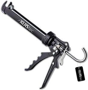 KLRStec PREMIUM Pistolet à Cartouche Mécanique en métal - Pistolet silicone mastic de haute qualité pour réaliser des joints avec toutes les cartouches de mastic et de colle courantes de 310 ml
