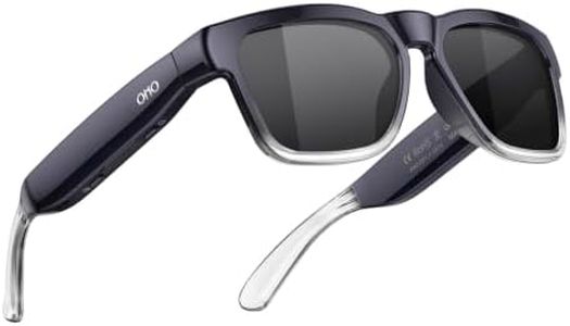 OHO Smart AI Glasses with Bluetooth Audio, Hands-Free Calling, High-Impact 2.0mm Photochromic Blue Light Blocking PC Lenses, Sweat Resistant