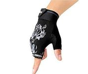 Kids Children Sports Half Finger Gloves Mittens Breathable & Non-slip Cycling Gloves Shockproof Fingerless Gloves for for Riding Motorcycle Bike Camping Hiking Climbing Fitness UV protection Gloves