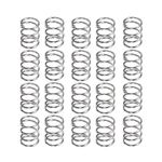 Boxonly Compression Spring for Home Machinery Industrial Lawn Mowers Stainless Steel Compressed Spring 3mm OD 0.4mm Wire Size 10mm Free Length 20 pcs