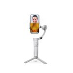 Digitek® (DSG 002) 3-Axis Foldable Smartphone Gimbal Stabilizer, Object & Face Detection, 5-8hr Working Time, Magnetic Fill Light, Pan & Tilt Lock, App Controlled, for Android & iOS Devices