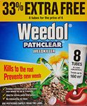 Weedol 011005 Pathclear Weedkiller Liquid Concentrate, 6 + 2 Tubes