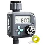 RAINPOINT Water Timer, Irrigation Timer with 3 Independent Programs, Rain Delay, IP54 Waterproof Hose Sprinkler Timer with Weekly/Daily/Interval/Exact Day Watering Mode for Garden Lawn Pool