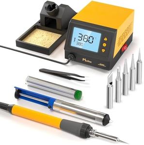 Muibe JK968S 90W Digital Soldering Iron Kit, with Precise Heat Control (356°F to 896°F), Sleep Mode, Temperature Calibration, Soldering Kit for electronics and DIY