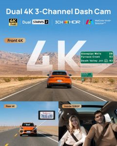 70mai 4K Dash Cam T800 – 3-Channel Car Camera