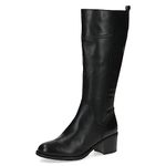 CAPRICE Women's 9-25500-41 Heeled Boots, Black (Black Nappa), 4 UK