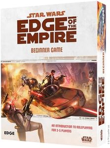 Star Wars - Edge of The Empire: Beginner Game - Embark on Galactic Adventures in a Complete Learn-As-You-Go Experience! Sci-Fi RPG, Ages 10+, 3-5 Players, 1 Hour Playtime, Made by EDGE Studio