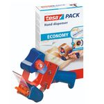 tesa Packing Tape Hand Dispenser Economy - Robust Dispenser for Parcel Tapes - Professional Quality - for Tapes up to 50 cm Wide