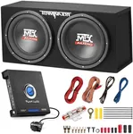 MTX 12-Inch Dual Subwoofer with Amp