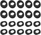 tunghey 10 Pairs L/S Galaxy Buds Live Ear Tips Silicone Adapter Ear Wing Tips Replacement Earbuds Tips for Galaxy Buds Live Accessories Rubber Earbuds Tips (Black)