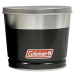 Coleman Outdoor Citronella Candle, Decorative Tin Candle for Patio, Backyard, Outdoor, Camping Candle, Black Tin Candle with Cover, Up to 25 Hours Burn time, 11oz