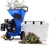 Landworks Wood Chipper Shredder Mulcher Super Heavy Duty 7HP 3 in 1 Multi-Function 3" Inch Max Capacity