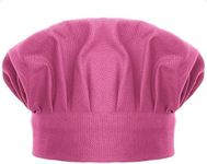 MODERNAZ Chef Cap Hats for Kids | Cooking Adjustable Kids (5-8 Years, Pink Chef hat)